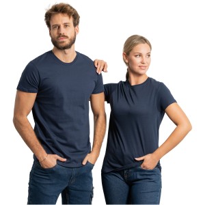 Atomic short sleeve unisex t-shirt, Navy Blue (T-shirt, 90-100% cotton)
