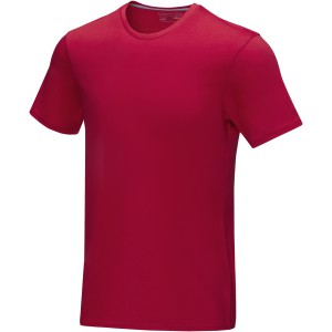 Azurite short sleeve men's GOTS organic t-shirt, Red (T-shirt, 90-100% cotton)