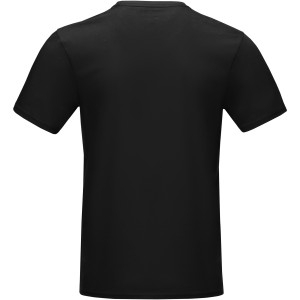 Azurite short sleeve men's GOTS organic t-shirt, Solid black (T-shirt, 90-100% cotton)