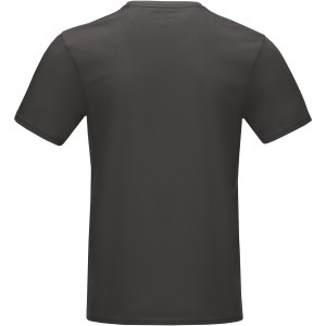 Azurite short sleeve men's GOTS organic t-shirt, Storm grey (T-shirt, 90-100% cotton)