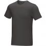 Azurite short sleeve men's GOTS organic t-shirt, Storm grey