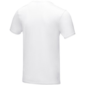 Azurite short sleeve men's GOTS organic t-shirt, White (T-shirt, 90-100% cotton)