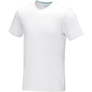 Azurite short sleeve men's GOTS organic t-shirt, White (T-shirt, 90-100% cotton)