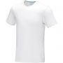 Azurite short sleeve men's GOTS organic t-shirt, White