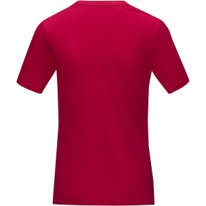 Azurite short sleeve women's GOTS organic t-shirt, Red (T-shirt, 90-100% cotton)