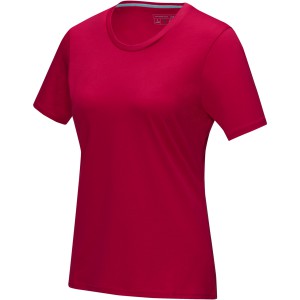 Azurite short sleeve women's GOTS organic t-shirt, Red (T-shirt, 90-100% cotton)