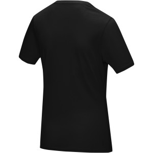 Azurite short sleeve women's GOTS organic t-shirt, Solid black (T-shirt, 90-100% cotton)