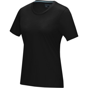 Azurite short sleeve women's GOTS organic t-shirt, Solid black (T-shirt, 90-100% cotton)