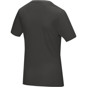 Azurite short sleeve women's GOTS organic t-shirt, Storm grey (T-shirt, 90-100% cotton)
