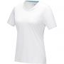 Azurite short sleeve women's GOTS organic t-shirt, White