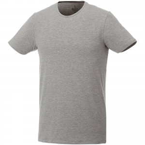 Balfour short sleeve men's organic t-shirt, Grey melange (T-shirt, 90-100% cotton)