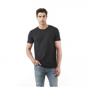 Balfour short sleeve men's organic t-shirt, Navy (T-shirt, 90-100% cotton)
