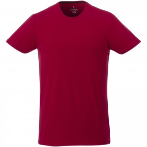 Balfour short sleeve men's organic t-shirt, Red (T-shirt, 90-100% cotton)