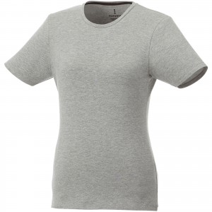 Balfour short sleeve women's organic t-shirt, Grey melange (T-shirt, 90-100% cotton)