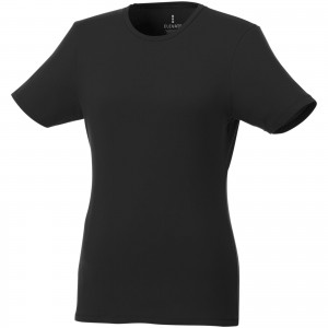 Balfour short sleeve women's organic t-shirt, solid black (T-shirt, 90-100% cotton)