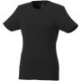 Balfour short sleeve women's organic t-shirt, solid black