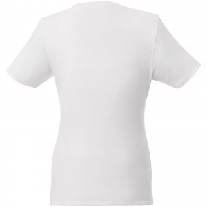 Balfour short sleeve women's organic t-shirt, White (T-shirt, 90-100% cotton)