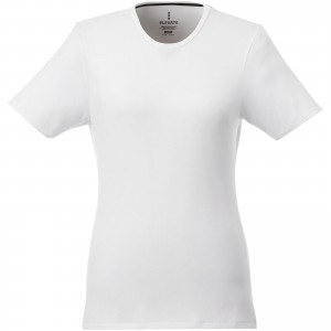 Balfour short sleeve women's organic t-shirt, White (T-shirt, 90-100% cotton)
