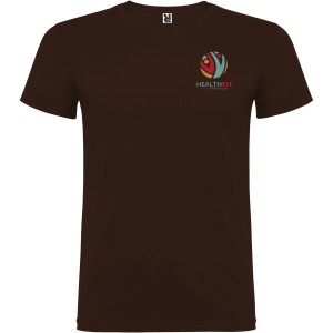 Beagle short sleeve men's t-shirt, Chocolat (T-shirt, 90-100% cotton)