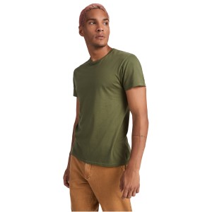 Beagle short sleeve men's t-shirt, Navy Blue (T-shirt, 90-100% cotton)