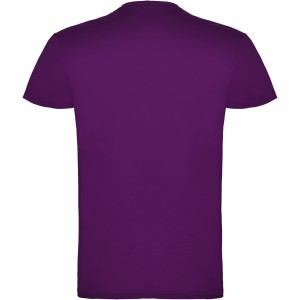 Beagle short sleeve men's t-shirt, Purple (T-shirt, 90-100% cotton)