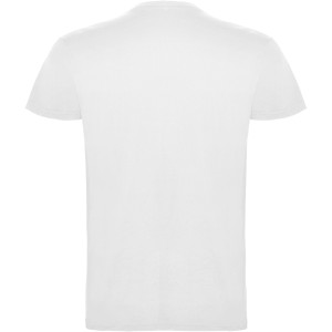 Beagle short sleeve men's t-shirt, White (T-shirt, 90-100% cotton)
