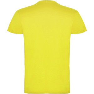 Beagle short sleeve men's t-shirt, Yellow (T-shirt, 90-100% cotton)