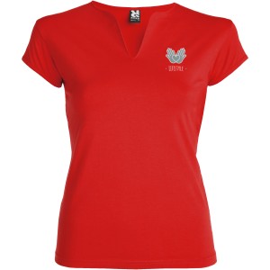 Belice short sleeve women's t-shirt, Red (T-shirt, 90-100% cotton)