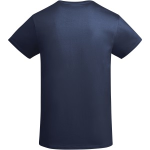 Breda short sleeve kids t-shirt, Navy Blue (T-shirt, 90-100% cotton)