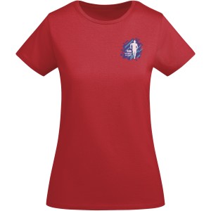Breda short sleeve women's t-shirt, Red (T-shirt, 90-100% cotton)