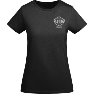 Breda short sleeve women's t-shirt, Solid black (T-shirt, 90-100% cotton)