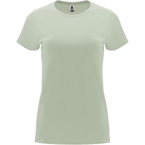 Capri short sleeve women's t-shirt, Mist Green (T-shirt, 90-100% cotton)