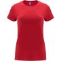 Capri short sleeve women's t-shirt, Red