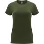 Capri short sleeve women's t-shirt, Venture Green