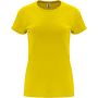 Capri short sleeve women's t-shirt, Yellow