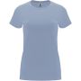 Capri short sleeve women's t-shirt, Zen Blue