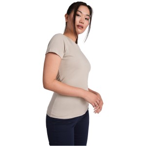 Golden short sleeve women's t-shirt, Vintage White (T-shirt, 90-100% cotton)