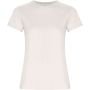 Golden short sleeve women's t-shirt, Vintage White