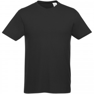 Heros short sleeve unisex t-shirt, solid black (T-shirt, 90-100% cotton)