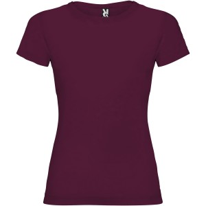 Jamaica short sleeve women's t-shirt, Burgundy (T-shirt, 90-100% cotton)