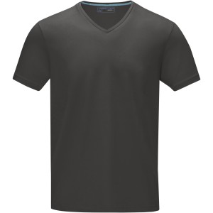 Kawartha short sleeve men's GOTS organic t-shirt, Storm grey (T-shirt, 90-100% cotton)