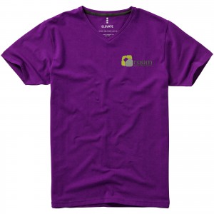 Kawartha short sleeve men's organic t-shirt, Plum (T-shirt, 90-100% cotton)