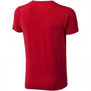 Kawartha short sleeve men's organic t-shirt, Red (T-shirt, 90-100% cotton)