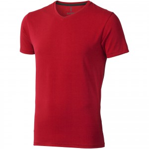 Kawartha short sleeve men's organic t-shirt, Red (T-shirt, 90-100% cotton)