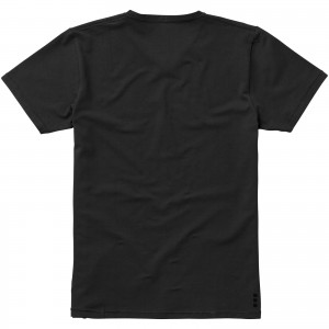 Kawartha short sleeve men's organic t-shirt, solid black (T-shirt, 90-100% cotton)