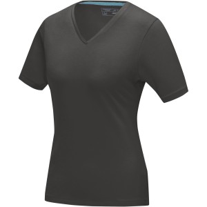 Kawartha short sleeve women's GOTS organic t-shirt, Storm grey (T-shirt, 90-100% cotton)
