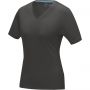 Kawartha short sleeve women's GOTS organic t-shirt, Storm grey
