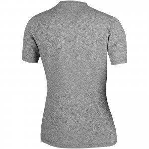 Kawartha short sleeve women's organic t-shirt, Grey melange (T-shirt, 90-100% cotton)