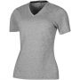Kawartha short sleeve women's organic t-shirt, Grey melange