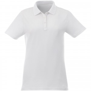 Liberty private label short sleeve women's polo, White (T-shirt, 90-100% cotton)